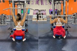 Figures 5 and 6: Rear cable pull-down Figures 5 and 6: Rear cable pull-down