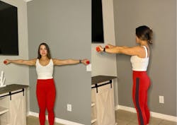 Figures 7 and 8: Lateral raise and front raise Figures 7 and 8: Lateral raise and front raise