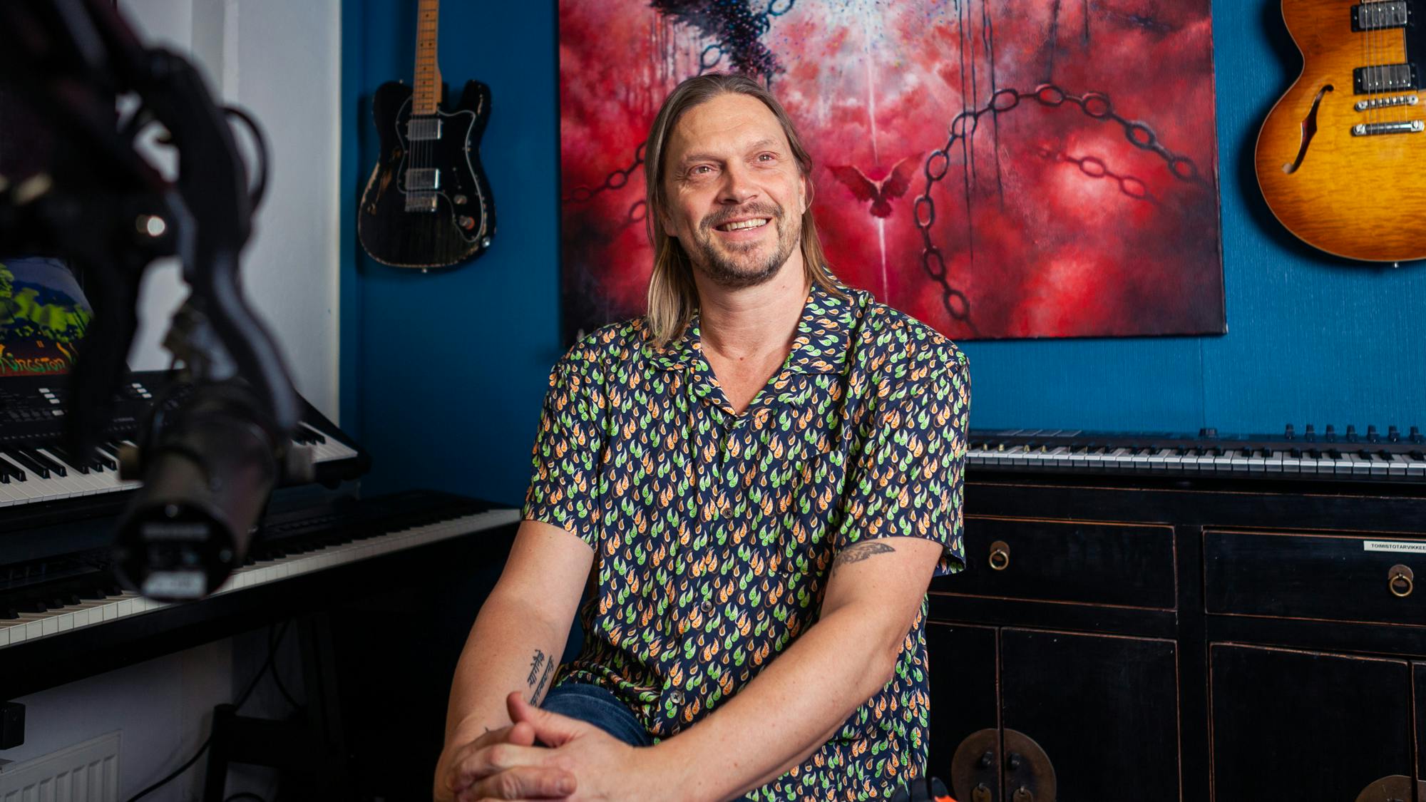 Finnish rock musician Mikko von Hertzen