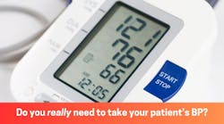 Do dentists really need to take blood pressure? Do dentists really need to take blood pressure?