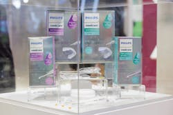 Philips Sonicare Teeth Whitening Kits offer two formula options based on patients’ unique goals: Advanced with 9.5% hydrogen peroxide and Caring with 6% hydrogen peroxide. Philips Sonicare Teeth Whitening Kits offer two formula options based on patients’ unique goals: Advanced with 9.5% hydrogen peroxide and Caring with 6% hydrogen peroxide.