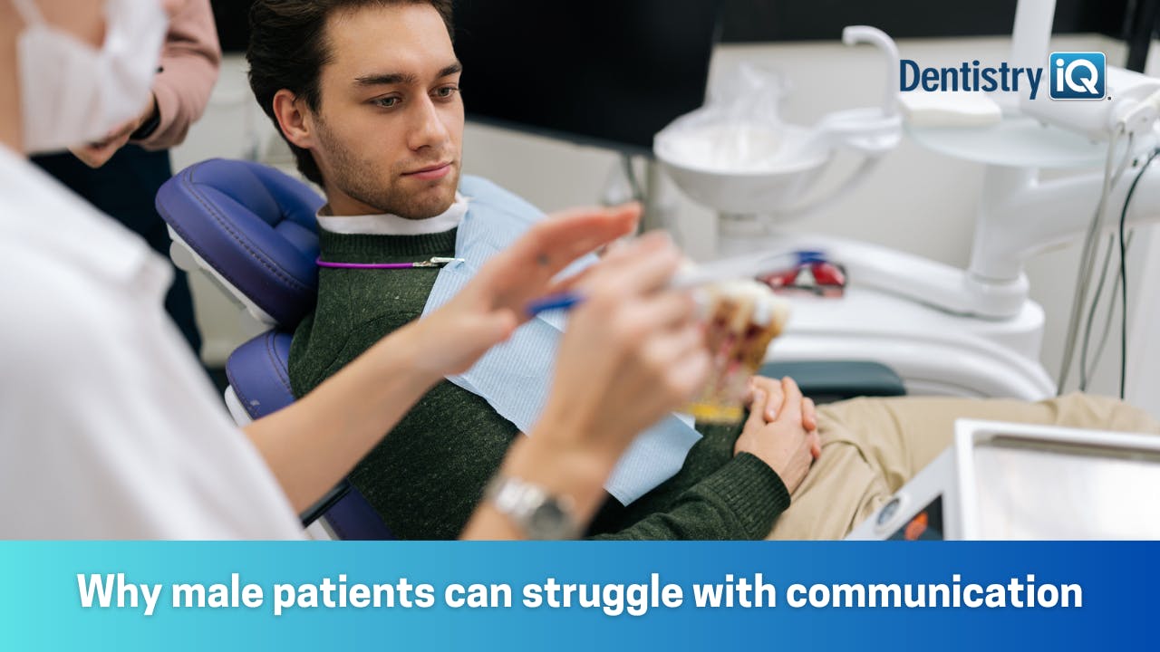 Communicating with male dental patients