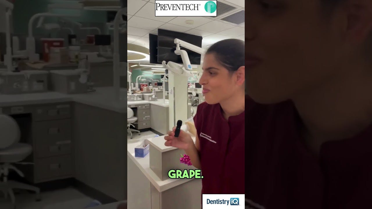 Dental students taste test prophy paste