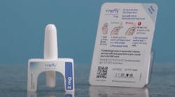 The neffy device shown in a screenshot from a video provided by the company. (Provided by MedAssent DDS.) The neffy device shown in a screenshot from a video provided by the company. (Provided by MedAssent DDS.)