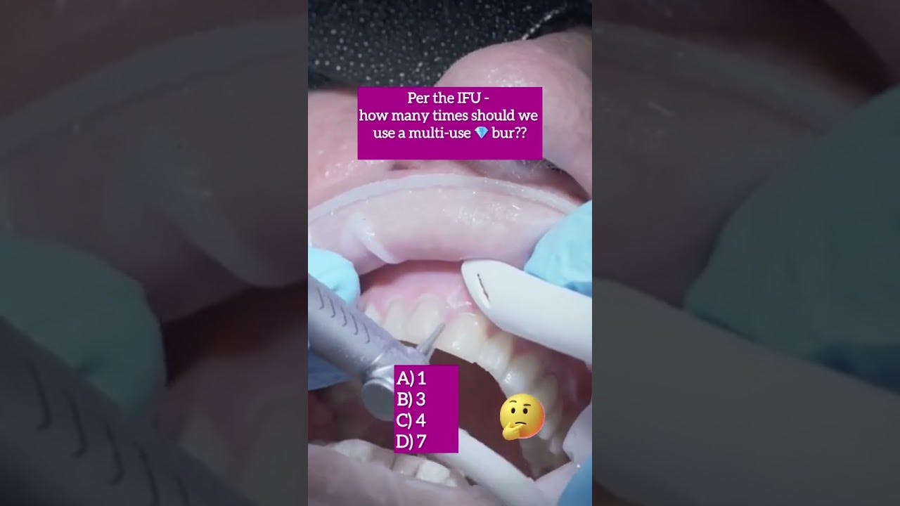 Per the IFU, how many times should we use a multi-diamond burr?