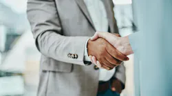 Businesspeople shaking hands