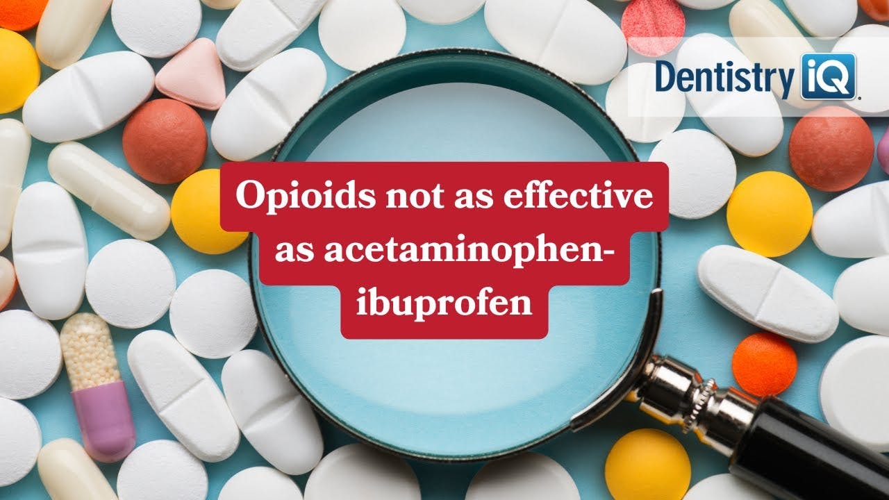 New research: Opioids not as effective as acetaminophen-ibuprofen