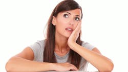 woman thinking woman thinking