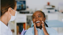 Dental patient accepting treatment Dental patient accepting treatment