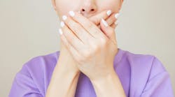 Person with bad breath Person with bad breath