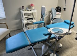 The dental chair OBN agents found when they arrested Carol Herrera. The dental chair OBN agents found when they arrested Carol Herrera.