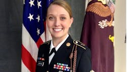 Alana Hall, MHA, RDH, in military service Alana Hall, MHA, RDH, in military service