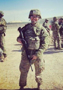 Alana Hall, MHA, RDH, in military service Alana Hall, MHA, RDH, in military service