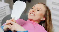 Woman Smiling in Chair
