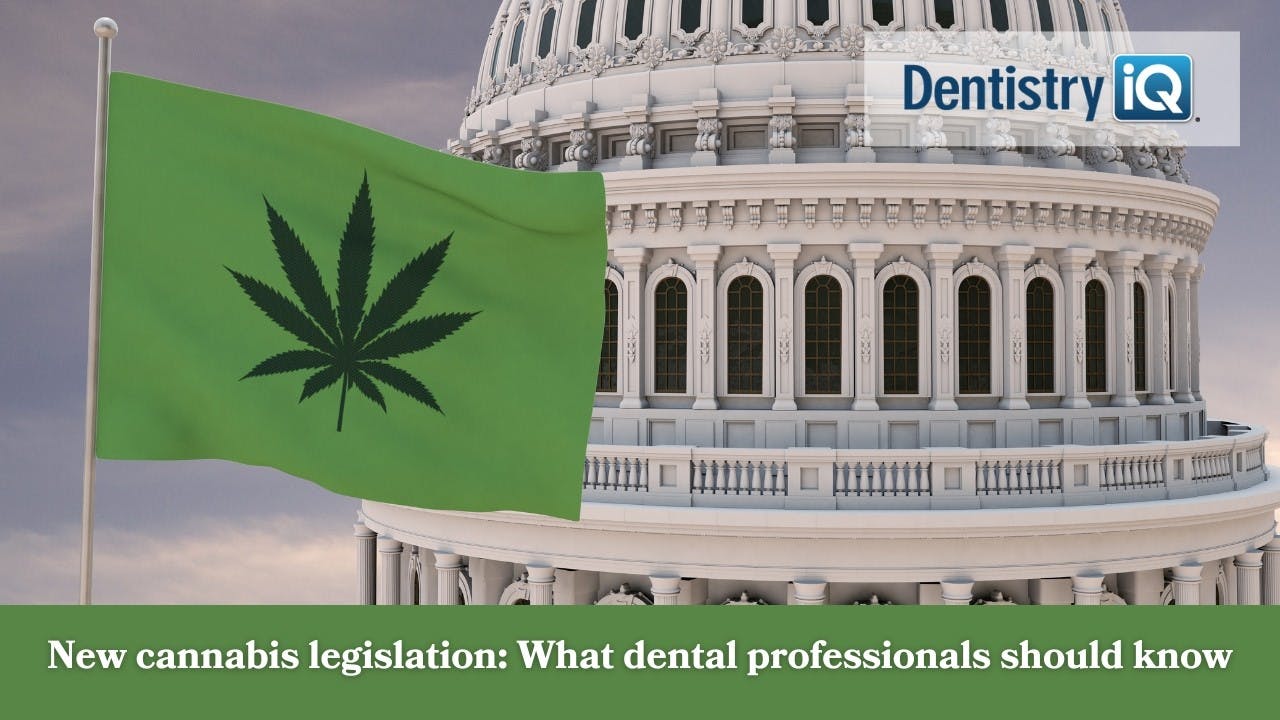 cannabis flag flying in front of the White House