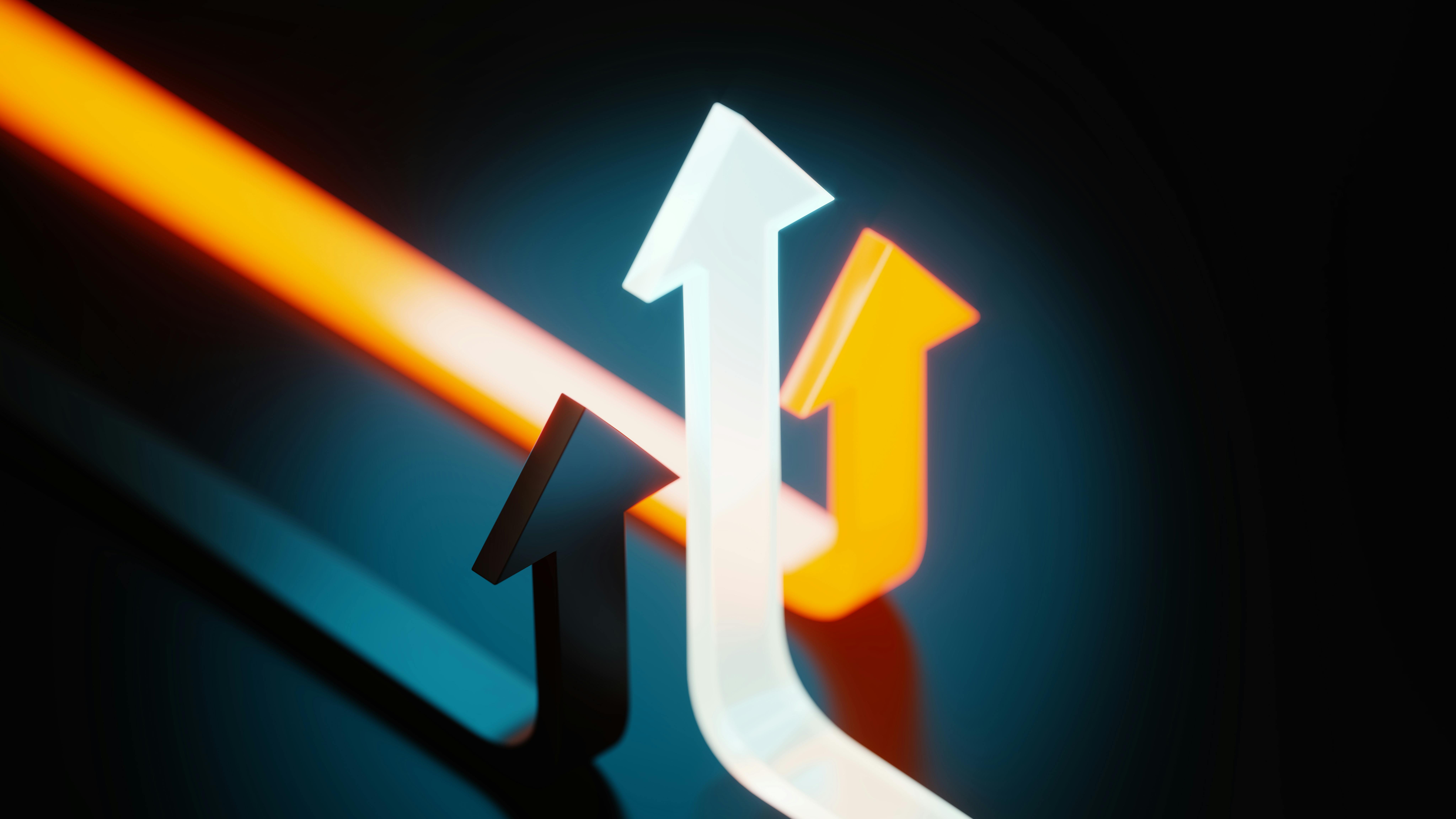 illustration of three arrow, representing consolidation